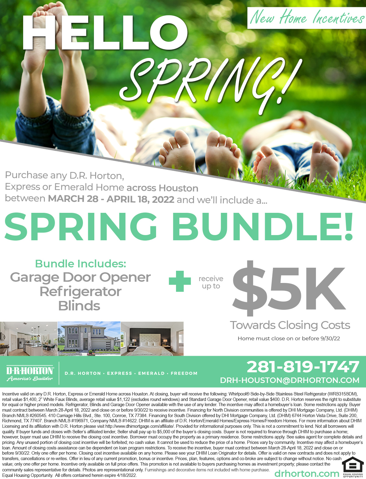 Spring is Here with Express Homes! Mill Creek Community